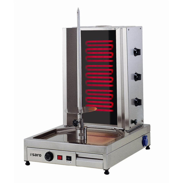 SARO Döner- / Gyrosgrill Elektro für 40kg Fleisch Modell ED3 - Salmgastro Onlineshop-126-1800-Saro-4017337056842