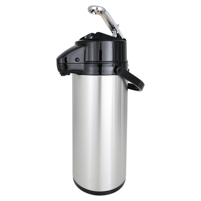 Saro Edelstahl Isolierpumpkanne (Innen Glas) - Salmgastro Onlineshop-317-2075-Saro-4017337317127