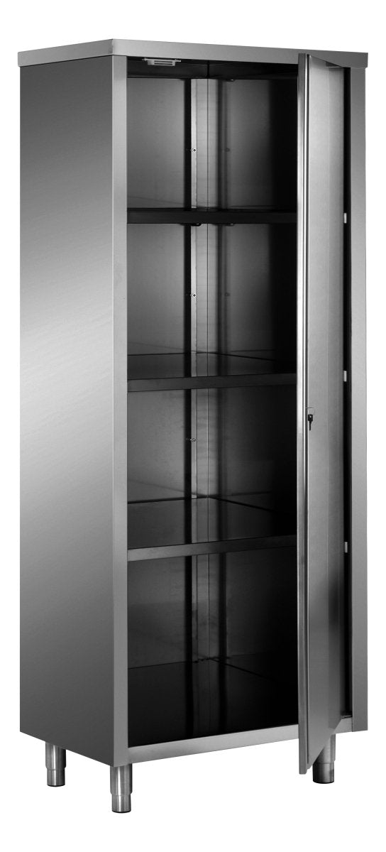 SARO Edelstahl-Lagerschrank mit 1 Flügeltür 500x600 mm, AISI 304 - Salmgastro Onlineshop-700-8340-Saro-4017337061938