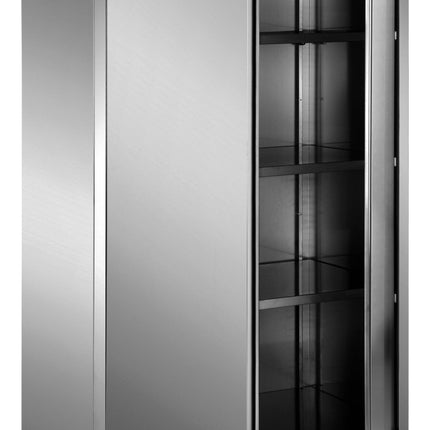 SARO Edelstahl-Lagerschrank mit 2 Flügeltüren, 1200x700mm ,AISI 430 - Salmgastro Onlineshop-700-8335-Saro-4017337061921