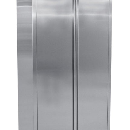 SARO Edelstahlhochschrank 2 Flügeltüren Breite 1000mm - Salmgastro Onlineshop-700-4005-Saro-4017337047048