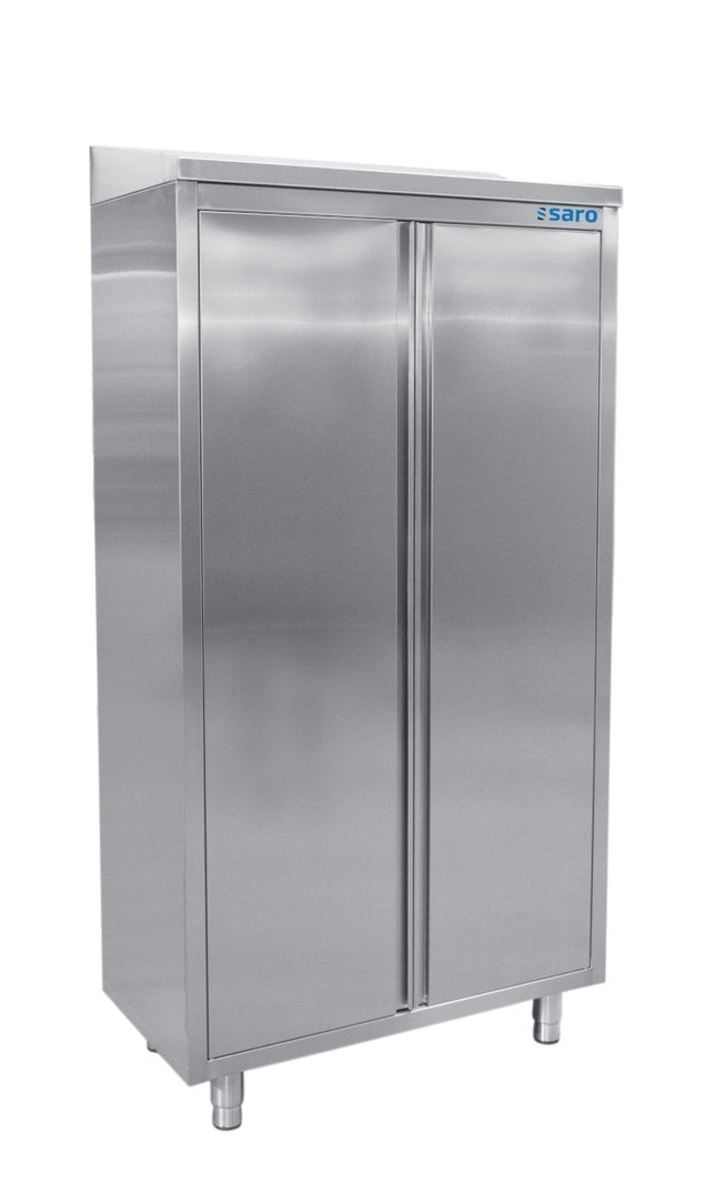 SARO Edelstahlhochschrank 2 Flügeltüren Breite 1000mm - Salmgastro Onlineshop-700-4005-Saro-4017337047048