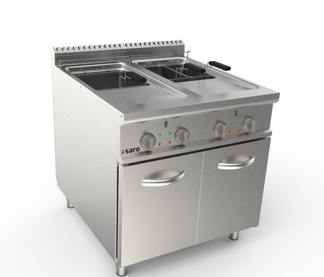 SARO Elektrofritteuse 2 x 21 L Modell LQ / FRE2V21 - Salmgastro Onlineshop-423-8315-Saro-4017337062911