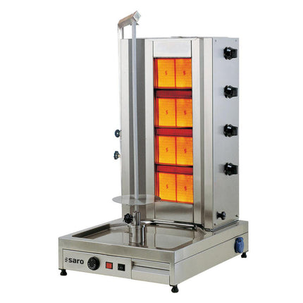 SARO Gas-Döner- / Gyrosgrill 4 Brenner Modell Tilla 4 - Salmgastro Onlineshop-126-1705-Saro-4017337056835