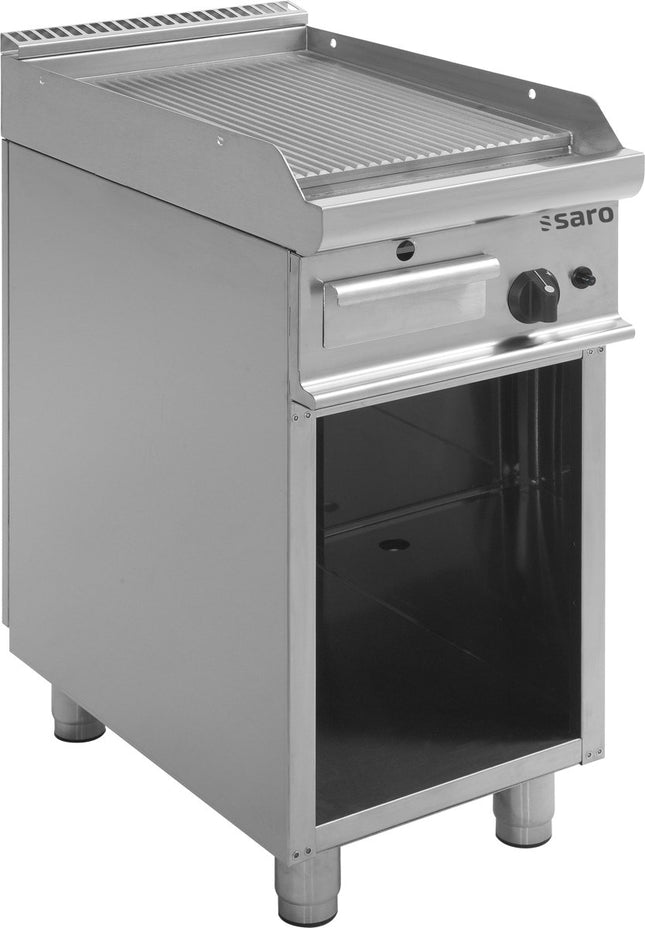 SARO Gas-Griddleplatte mit offenem Unterbau Modell E7/KTG1BAR - Salmgastro Onlineshop-423-1190-Saro-4017337423385