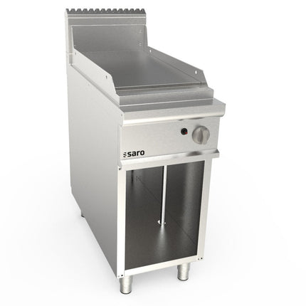 SARO Gasgriddleplatte 400mm breit Standgerät glatt Modell LQ / FTG2BAL - Salmgastro Onlineshop-423-8625-Saro-4017337063062