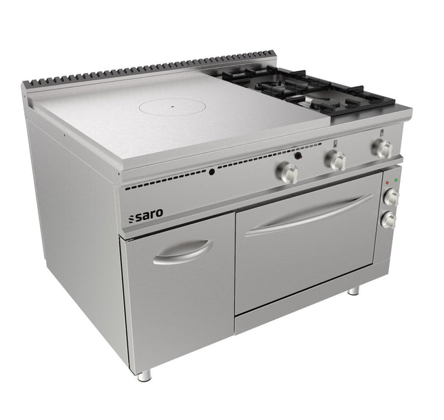 SARO Glühplattenherd Elektroofen+ 2 Brenner +Tür Modell LQ / TPG6LE - Salmgastro Onlineshop-423-8125-Saro-4017337062836