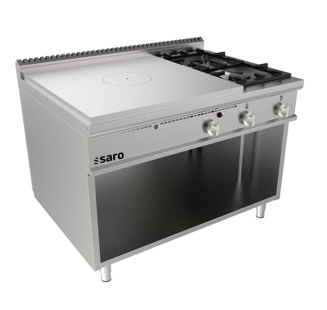 SARO Glühplattenherd offener Unterbau +2 Brenner Modell LQ / TPG6BA - Salmgastro Onlineshop-423-8115-Saro-4017337062812