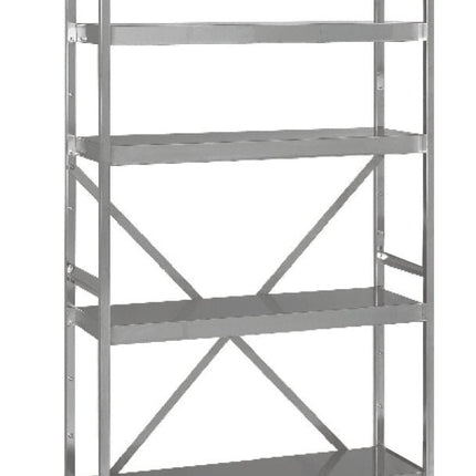 SARO Grundregal 800 x 600 x 1800mm 4 glatte Böden - Salmgastro Onlineshop-487-3060-Saro-4017337062119
