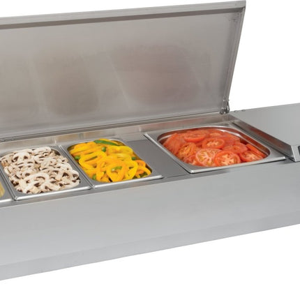 SARO Kühlaufsatz mit Deckel - 1/3 GN, Modell VRX 1400 S/S - Salmgastro Onlineshop-323-3140-Saro-4017337036998