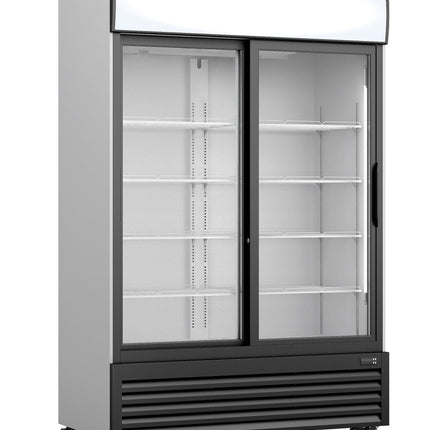 SARO Kühlschrank, Glasschiebetür. + Werbetafel, GTK 700 SD - Salmgastro Onlineshop-453-10075-Saro-4017337067022