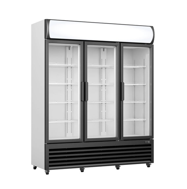 SARO Kühlschrank, Glastüren + Werbetafel, GTK 1065 - Salmgastro Onlineshop-453-1019-Saro-4017337067039