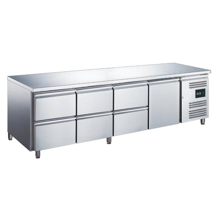 SARO Kühltisch mit 1 Tür und 3x 2er Schubladenset, Modell EGN 4160 TN - Salmgastro Onlineshop-465-4065-Saro-4017337051014