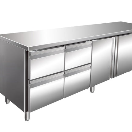 SARO Kühltisch mit 2 Türen und 2x 2er Schubladenset, Modell KYLJA 4140 TN - Salmgastro Onlineshop-323-10724-Saro-4017337324569