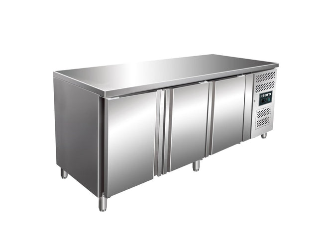 SARO Kühltisch mit 3 Türen, Modell KYLJA 3100 TN - Salmgastro Onlineshop-323-1071-Saro-4017337323180