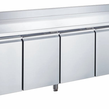 SARO Kühltisch mit 4 Türen und Aufkantung, Modell EGN 4200 TN - Salmgastro Onlineshop-465-4115-Saro-4017337056729