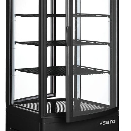 SARO Kühlvitrine mit Doppeltür, Modell SC 100 DT schwarz - Salmgastro Onlineshop-330-1015-Saro-4017337063314