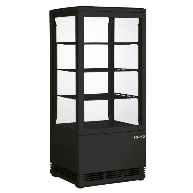 Saro Kühlvitrine Modell SC 80 schwarz - Salmgastro Onlineshop-330-1009-Saro-4017337047963