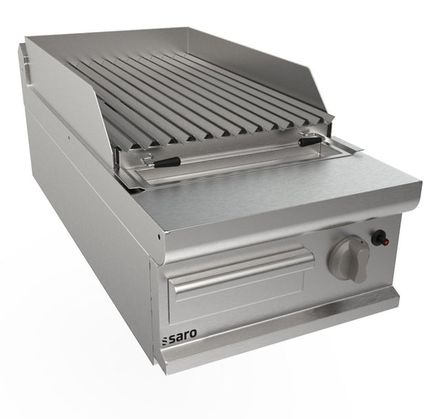 SARO Lavasteingrill 400mm Tischmodell LQ / BS1BB - Salmgastro Onlineshop-423-8800-Saro-4017337063215