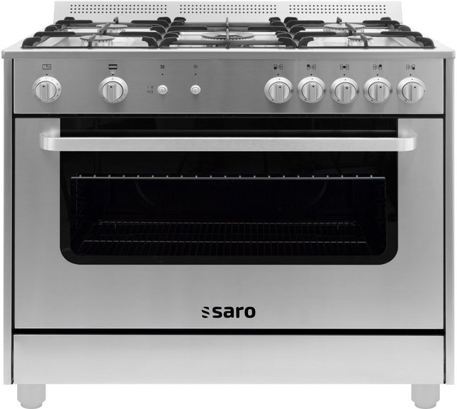 SARO Multifunktionsherd Gas/Gas Modell TS95C71X - Salmgastro Onlineshop-331-1165-Saro-4017337033331