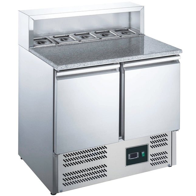 SARO Pizzatisch mit Aufsatz Modell EPS 900 - Salmgastro Onlineshop-465-1040-Saro-4017337050789