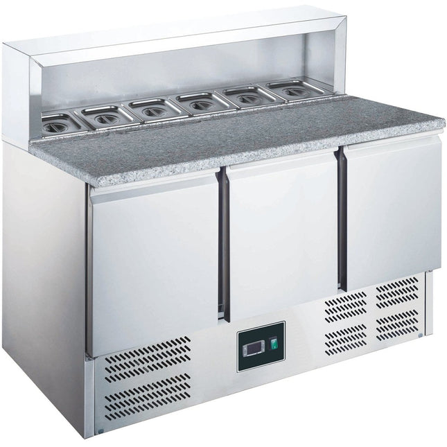 SARO Pizzatisch mit Aufsatz Modell EPS 903 - Salmgastro Onlineshop-465-1050-Saro-4017337050802