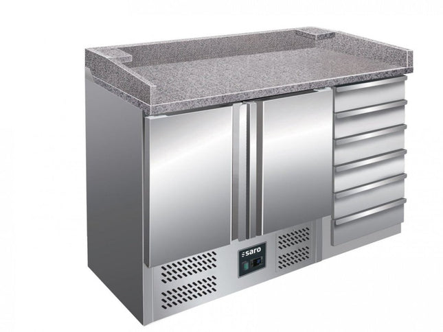 SARO Pizzatisch mit Schubladen, Modell PZ 9001 - Salmgastro Onlineshop-323-1515-Saro-4017337323982