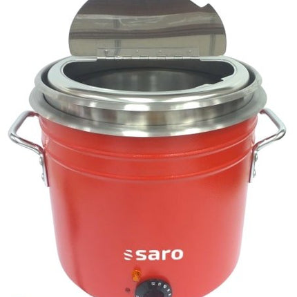 SARO Retro Suppenkessel rot - Salmgastro Onlineshop-175-2200-Saro-4017337057429