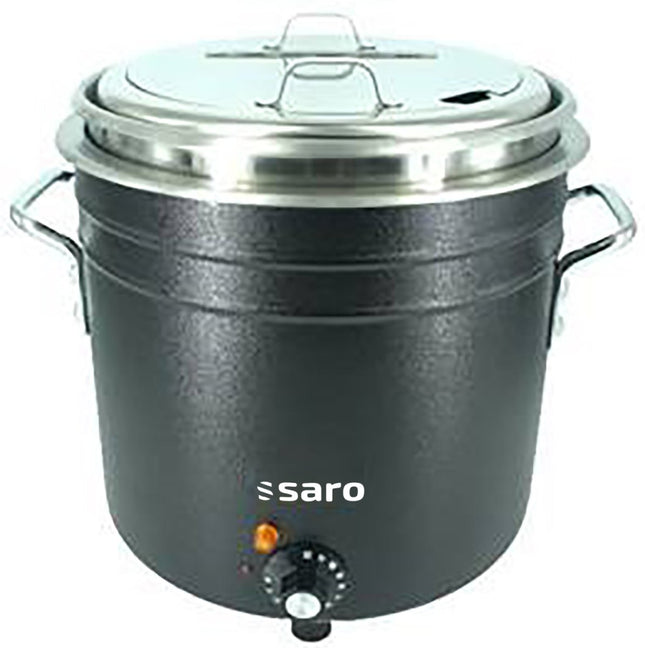 SARO Retro Suppenkessel schwarz - Salmgastro Onlineshop-175-2210-Saro-4017337057498