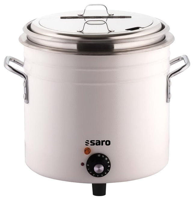 SARO Retro Suppenkessel weiss - Salmgastro Onlineshop-175-2205-Saro-4017337057481