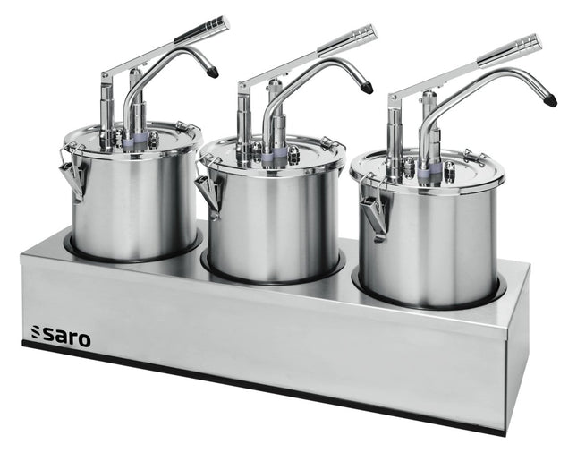 SARO Saucenspender PD-003 3 x 5 ltr - Salmgastro Onlineshop-421-1007-Saro-4017337055944