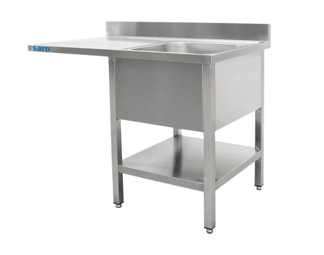 SARO Spülcenter 1 Becken rechts - B 1200 x T 600 mm - Salmgastro Onlineshop-600-2600R-Saro-4017337049851