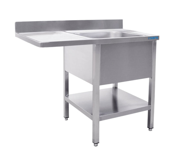 SARO Spülcenter 1 Becken rechts - B 1200 x T 700 mm - Salmgastro Onlineshop-700-2600R-Saro-4017337046874