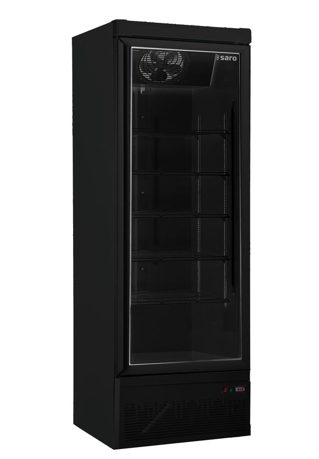 SARO Tiefkühlschrank mit Glastür, Modell GTK 560 - schwarz - Salmgastro Onlineshop-453-1022-Saro-4017337056804