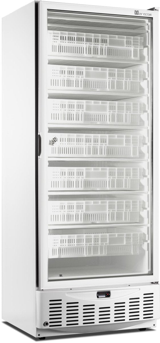 SARO Tiefkühlschrank mit Glastür - weiß, Modell MM5 N PV - Salmgastro Onlineshop-486-4025-Saro-4017337058662