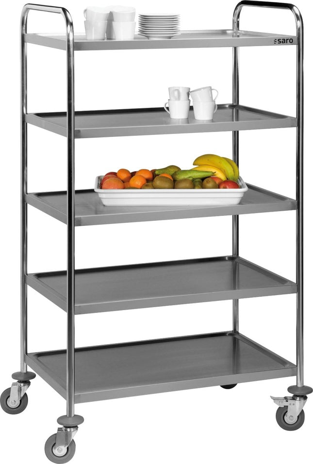 SARO Transportwagen / Servierwagen Modell DAVID - Salmgastro Onlineshop-213-41001-Saro-4017337036158