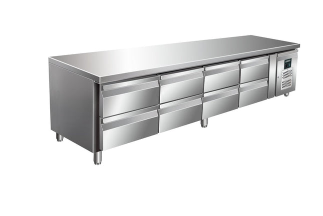 SARO Unterbaukühltisch, 4x2 Schubladen UGN 4180 TN - Salmgastro Onlineshop-323-3127-Saro-4017337067138