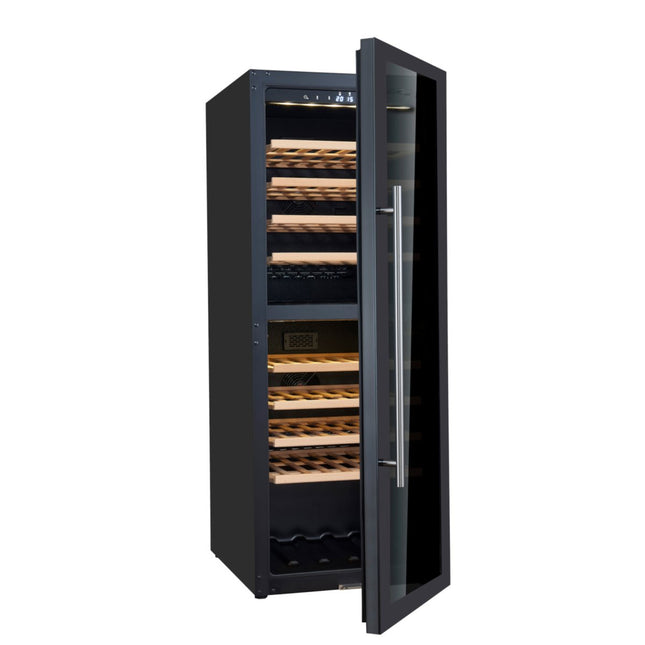 Saro Weinlagerschrank WK77D, für 77 Flaschen, 2 Zonen - Salmgastro Onlineshop-446-1010-Saro-4017337047611