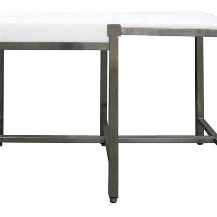 SARO Zerlegetisch mit Hackblock ohne Aufkantung 1800x600 mm - Salmgastro Onlineshop-700-7725-Saro-4017337060146