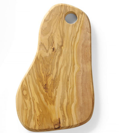 Schneidebrett aus Olivenholz, mit Loch, HENDI, 350x210x(H)18mm - Salmgastro Onlineshop-505236-Hendi-8711369505236