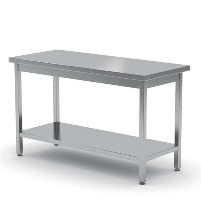 Schwerlast-Arbeitstisch, HENDI, Kitchen Line, 1200x600x(H)850mm - Salmgastro Onlineshop-811528-Hendi-8711369811528