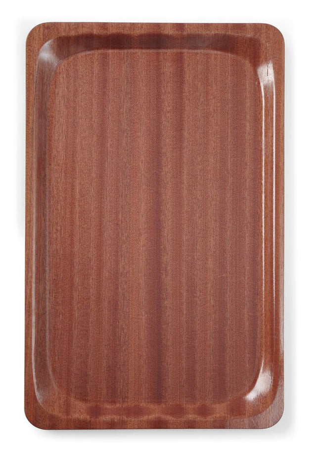 Serviertablett Woodform, HENDI, GN 1/1, Mahagoni, 325x530mm - Salmgastro Onlineshop-507216-Hendi-8711369507216