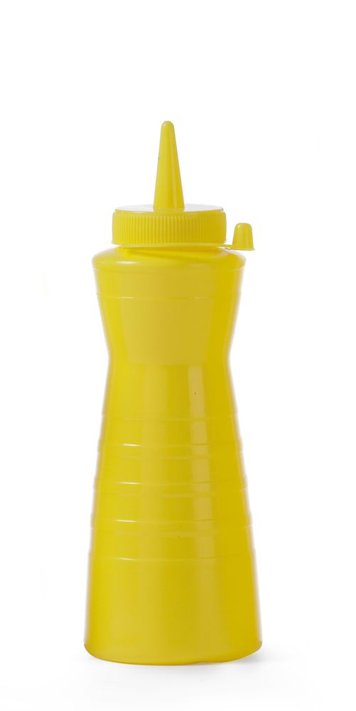 Spenderflasche Easy Squeeze, HENDI, 0,6L, Gelb, ø75x(H)240mm - Salmgastro Onlineshop-558423-Hendi-8711369558423