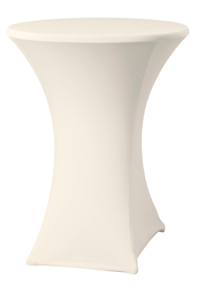 Stehtischhusse ø70-85 cm, HENDI, Creme, ø850x(H)1150mm - Salmgastro Onlineshop-813850-Hendi-8711369813850