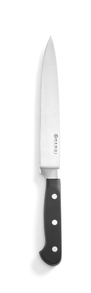 Tranchiermesser, HENDI, Kitchen Line, Schwarz, (L)330mm - Salmgastro Onlineshop-781340-Hendi-8711369781340