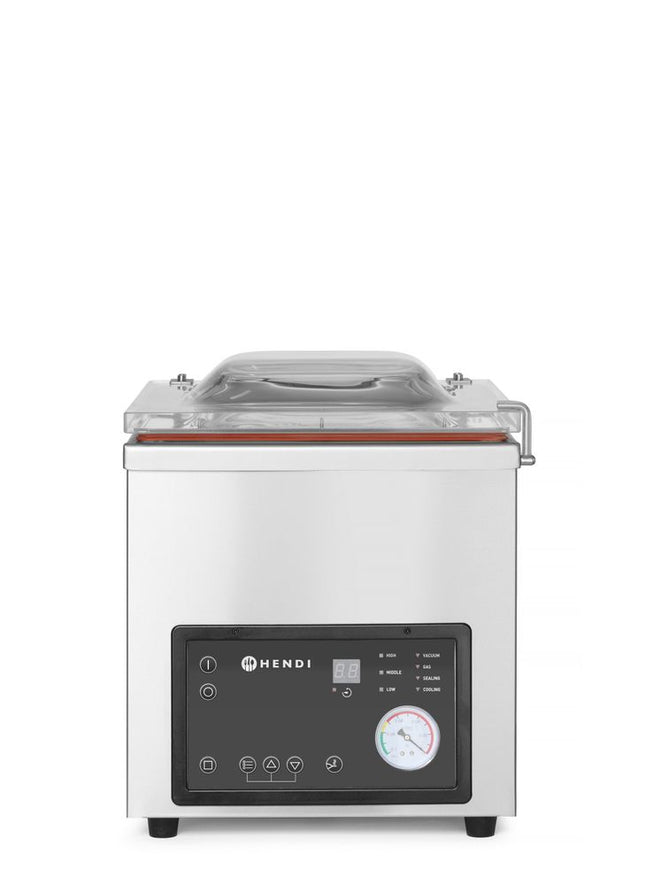 Vakuumkammern-Verpackungsmaschine Profi Line, HENDI, Profi Line, Dichtungsband: 300 mm, 230V/370W, 370x480x(H)435mm - Salmgastro Onlineshop-975268-Hendi-8711369975268