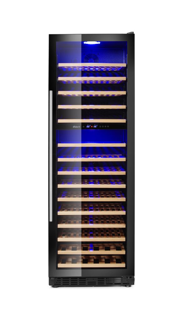 Weinkühlschrank, 2 Zonen, 160 Flaschen, Arktic, 447L, 220-240V/150W, 595x685x(H)1795mm - Salmgastro Onlineshop-237595-Hendi-8711369237595