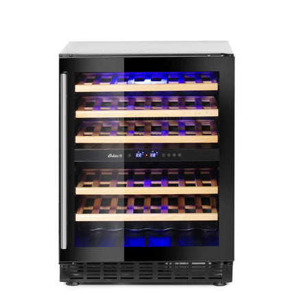 Weinkühlschrank, 2 Zonen, 46 Flaschen, Arktic, 133L, 220-240V/90W, 595x588x(H)820mm - Salmgastro Onlineshop-237588-Hendi-8711369237588